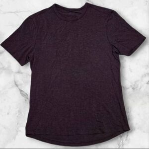 Lululemon Mens Size Small Maroon Short Sleeve Tee Shirt